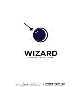 wizard logo icon designs illustration.