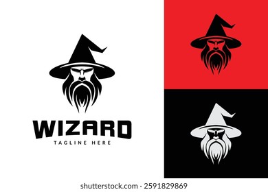 wizard logo icon vector illustration