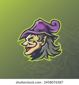 wizard mascot esport logo design