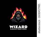 Wizard Mascot Logo Design Template