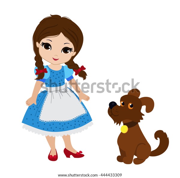 オズの魔法使い ドロシーと子犬 ベクター画像 のベクター画像素材 ロイヤリティフリー 444433309