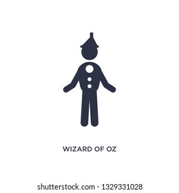 wizard of oz icon. Simple element illustration from literature concept. wizard of oz editable symbol design on white background. Can be use for web and mobile.