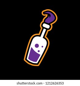 Wizard Potion Icon Vector