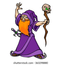 Cartoon Wizard Wand Images, Stock Photos & Vectors | Shutterstock