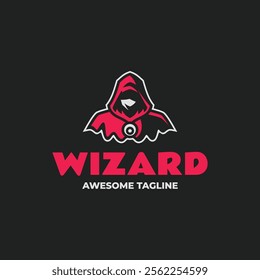 Wizard Simple Mascot Logo Template