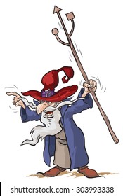 Wizard with an USB rod.