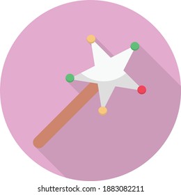 wizard vector colour flat icon
