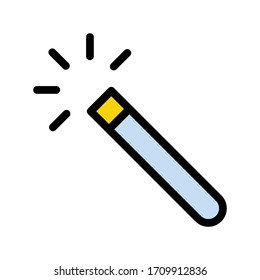 wizard vector flat color icon 