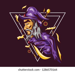 Wizard Vector Illustration