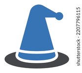 wizard Vector illustration on a transparent background. Premium quality symbols. Gyliph vector icon for concept and graphic design.