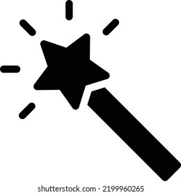 wizard Vector illustration on a transparent background. Premium quality symmbols. Glyphs vector icons for concept and graphic design. 
