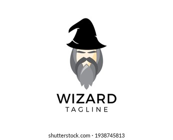 wizard vector logo template design