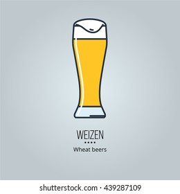 wizen beer glass icon