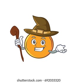 wizzard orange fruit cartoon character