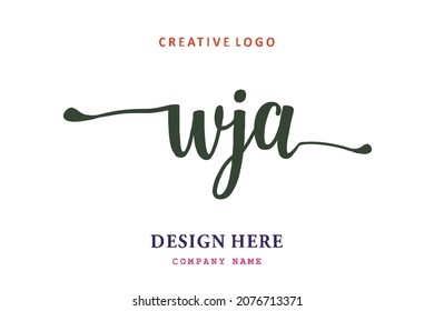WJA lettering logo is simple, easy to understand and authoritative