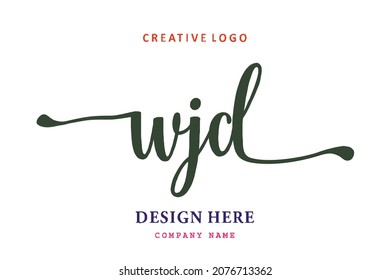 WJD lettering logo is simple, easy to understand and authoritative