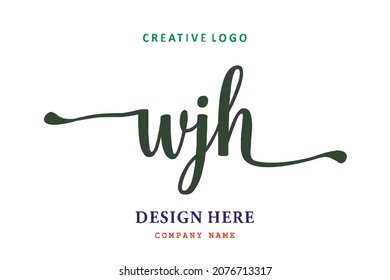WJH lettering logo is simple, easy to understand and authoritative