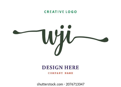WJI lettering logo is simple, easy to understand and authoritative