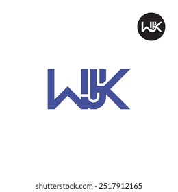WJK Logo Letter Monogram Design