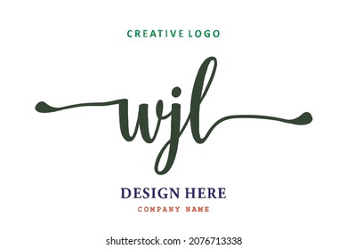 WJL lettering logo is simple, easy to understand and authoritative