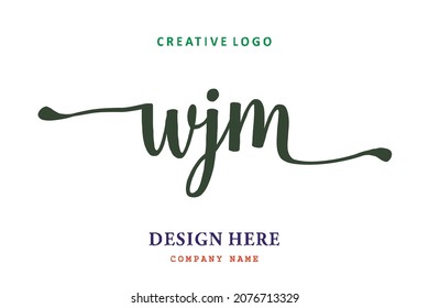 WJM lettering logo is simple, easy to understand and authoritative