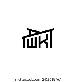 WK Initial Letter in Real Estate Logo concept.eps WK Initial Letter in Real Estate Logo concept