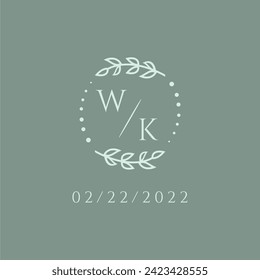 WK Erstmalige, moderne Hochzeit mit Kreativkreislinie