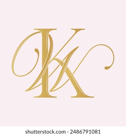 WK, KW, logotipo WK, Letra WK, monograma WK, Vector, logotipo, Boda Monograma Iniciales, Boda Logo, Boda Monograma, Diseño de logotipo, caligrafía, letras, alfabeto