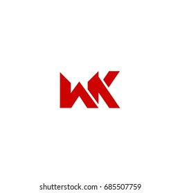 wk letter logo