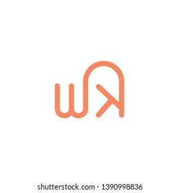 WK LOGO VECTOR FOR YOUR BUSINESS