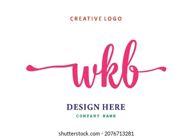WKB lettering logo is simple, easy to understand and authoritative