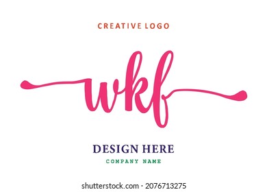 WKF lettering logo is simple, easy to understand and authoritative