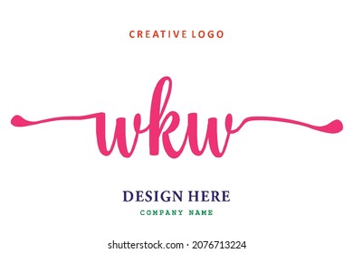 WKW lettering logo is simple, easy to understand and authoritative
