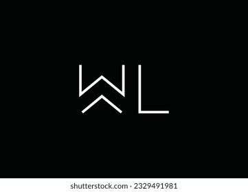 WL Alphabet letters Logo Design And Monogram logo