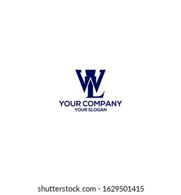 WL Electric Logo Design Vector