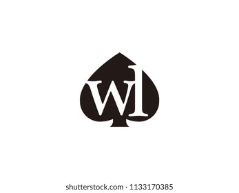 The wl initials logo inside the black shovel