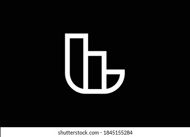 WL letter logo design on luxury background. LW monogram initials letter logo concept. WL icon design. LW elegant and Professional letter icon design on black background. W L LW WL