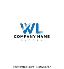 WL Letter Logo Design. WL Letter Logo Vector Illustration - Vector
