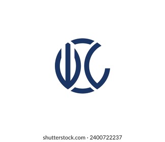 WL logo design vector template