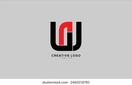 WL LW Abstract initial monogram letter alphabet logo design