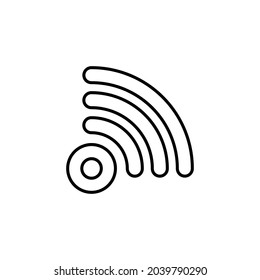 Wlan Icon In Vector. Logotype