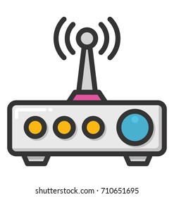 Wlan Vector Icon