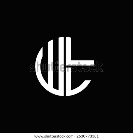WLL logo WLL icon WLL monogram WLL letter minimalist Circle flat Unique modern abstract logo design.
