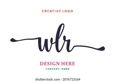 WLR lettering logo is simple, easy to understand and authoritative