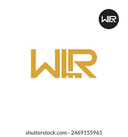WLR Logo Letter Monogram Design