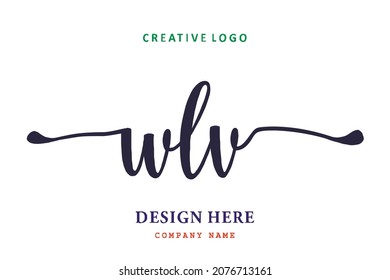 WLV lettering logo is simple, easy to understand and authoritative