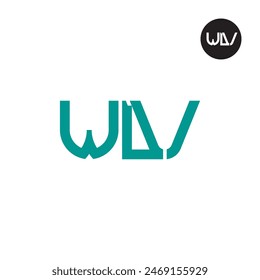 WLV Logo Letter Monogram Design