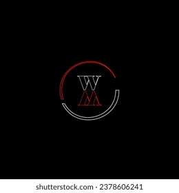 WM Creative moderne Buchstaben Logo Design Vorlage