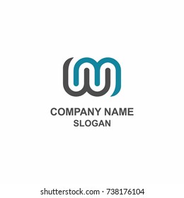 WM letter initial logo.
