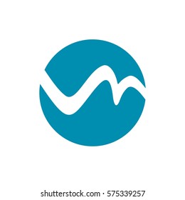 wm letter vector logo